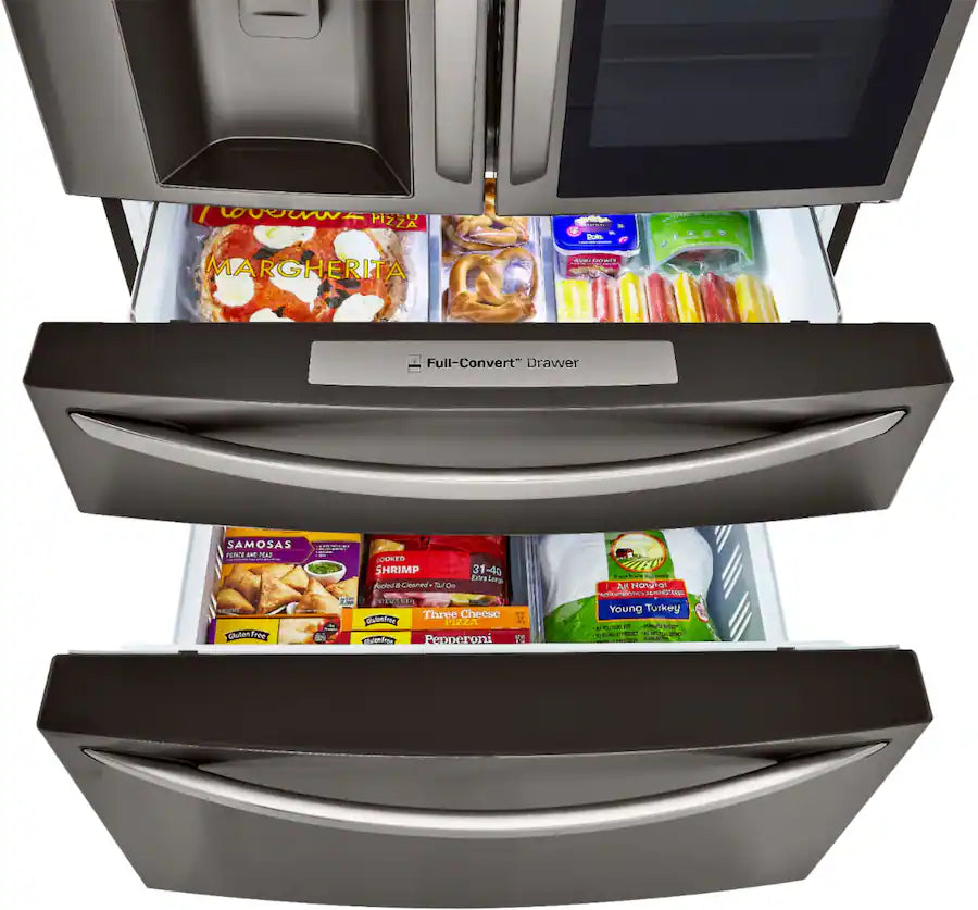 LG 23 cu. ft. Smart InstaView™ Door-in-Door® Counter-Depth Refrigerator with Craft Ice™ 3SD927 - LRMVC2306D - Open Box