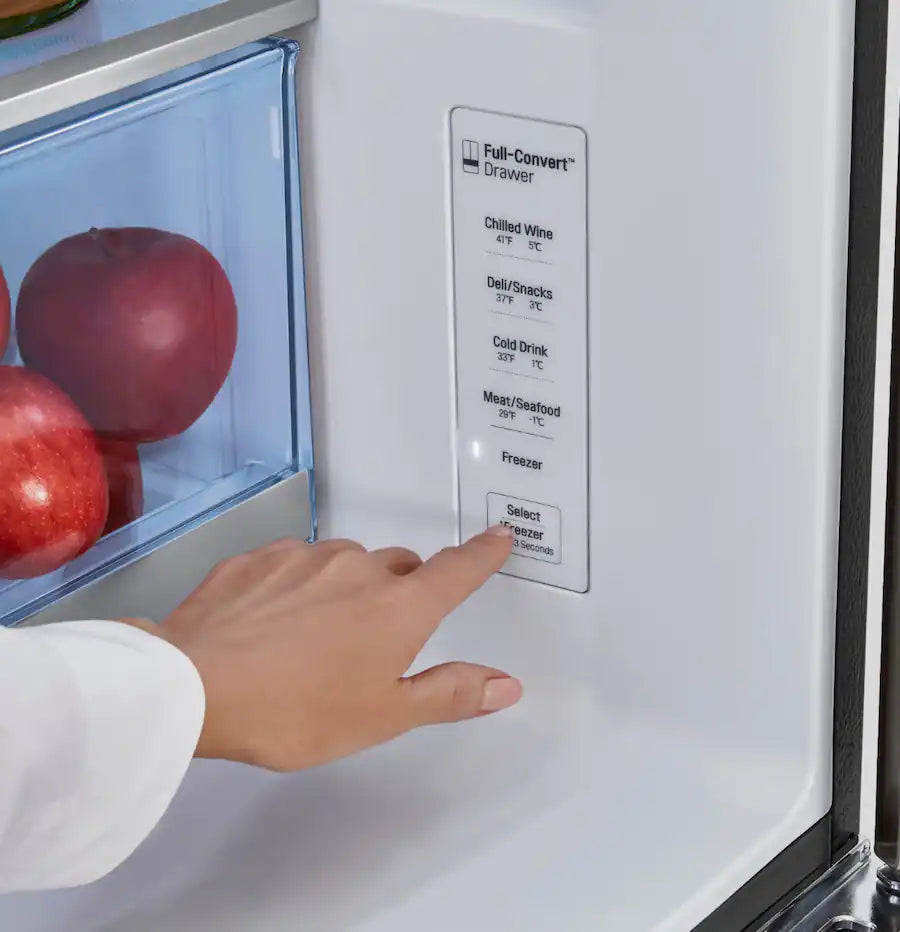 LG 23 cu. ft. Smart InstaView™ Door-in-Door® Counter-Depth Refrigerator with Craft Ice™ 3SD927 - LRMVC2306D - Open Box