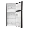 Midea Garage Ready 18 Cu. Ft. Top Freezer Refrigerator with Gallon Sized Door Bins, Ice Maker Ready, and LED Lighting 3SD781 - MRT18D3BBB - Scratch & Dent (Minor)
