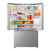 Hisense 26.6 cu. ft. French Door Refrigerator in Fingerprint Resistant Stainless Steel 5SD196 - HRF266N6CSE1 - Scratch & Dent (Minor)