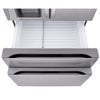 LG 25 cu. ft. Smart Counter-Depth MAX™ 4-Door French Door Refrigerator with Full-Convert Drawer™ 3SD925 - LF25G8330S - S