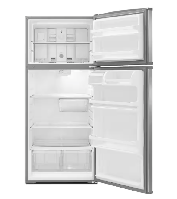 Whirlpool 16 cu. ft. 28-inch Wide Top Freezer Refrigerator 5SD201 - WRT316SFDM - Open Box