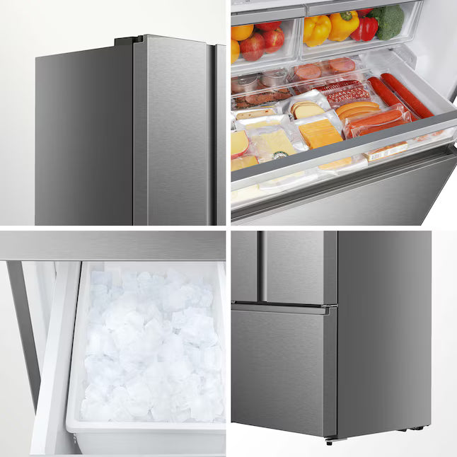 Hisense 26.6 cu. ft. French Door Refrigerator in Fingerprint Resistant Stainless Steel 22134SD233 - HRF266N6CSE1 - Scratch & Dent (Minor)