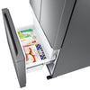 Samsung 18 cu. ft. 33" Wide 3-Door Smart Counter Depth Stainless Steel French Door Refrigerator - 4SD420 - RF18A5101SR - Scratch & Dent (Minor)