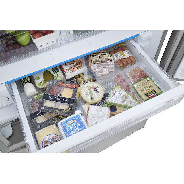 Frigidaire 29 Cu. Ft. Standard-Depth French Door Refrigerator in Stainless Steel 20SD017 - FRFN2813AF - Scratch & Dent (Minor)