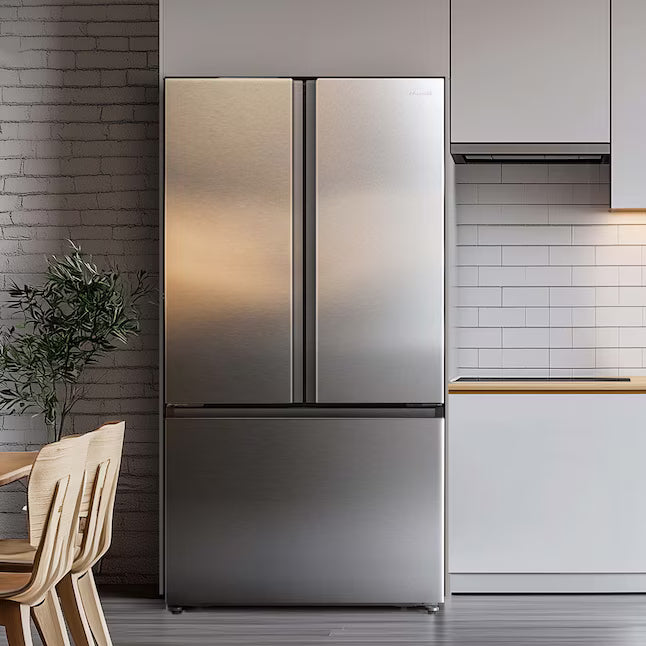 Hisense 26.6 cu. ft. French Door Refrigerator in Fingerprint Resistant Stainless Steel 22134SD233 - HRF266N6CSE1 - Scratch & Dent (Minor)