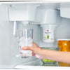 LG 33" Wide 24 cu ft Top Freezer Refrigerator with Internal Water Dispenser and LED Lighting 3SD735 - LRTLS2403S - Open Box