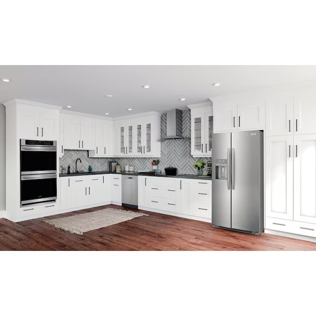 Frigidaire Gallery Smudge Proof Stainless Steel 26 Cu. Ft. Side by Side Refrigerator with Bright LED Lighting GRSS2652AF - Scratch & Dent (Major)