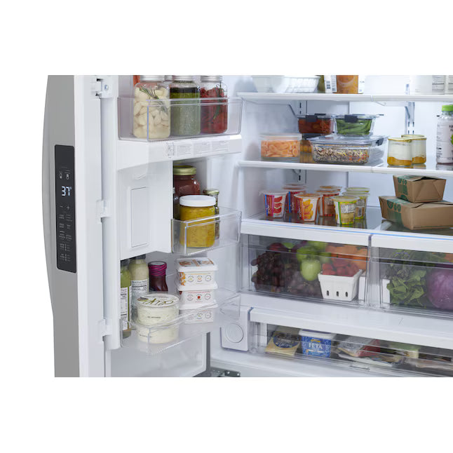 Frigidaire 29 Cu. Ft. Standard-Depth French Door Refrigerator in Stainless Steel 20SD017 - FRFN2813AF - Scratch & Dent (Minor)
