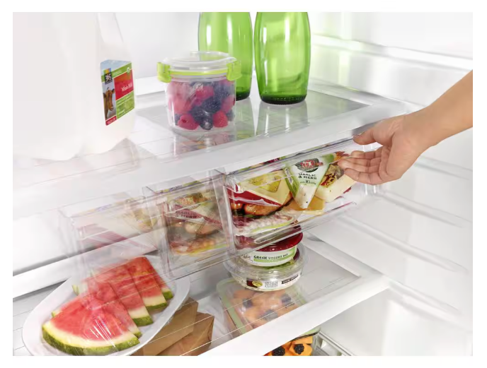 Whirlpool 16 cu. ft. 28-inch Wide Top Freezer Refrigerator 5SD201 - WRT316SFDM - Open Box