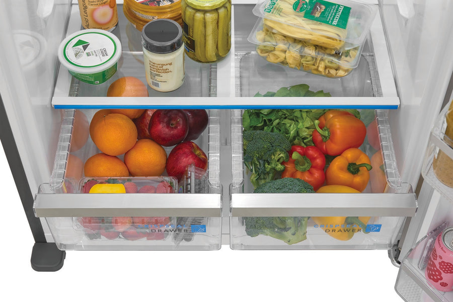 Frigidaire Gallery 20 Cu. Ft. 30-inch Wide Garage Ready Top Freezer Refrigerator in Stainless Steel 31131SD13 - GRTE2055AF - Scratch & Dent (Moderate)
