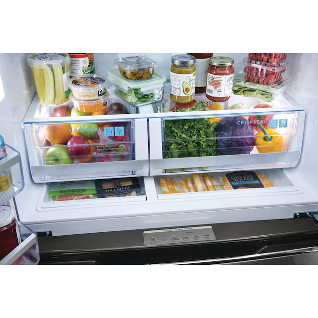 Frigidaire Gallery 22 Cu. Ft. 4-Door Counter-depth French Door Refrigerator with Ice Maker (Fingerprint Resistant Stainless Steel) ENERGY STAR GRMC2273CF - Scratch & Dent (Moderate)