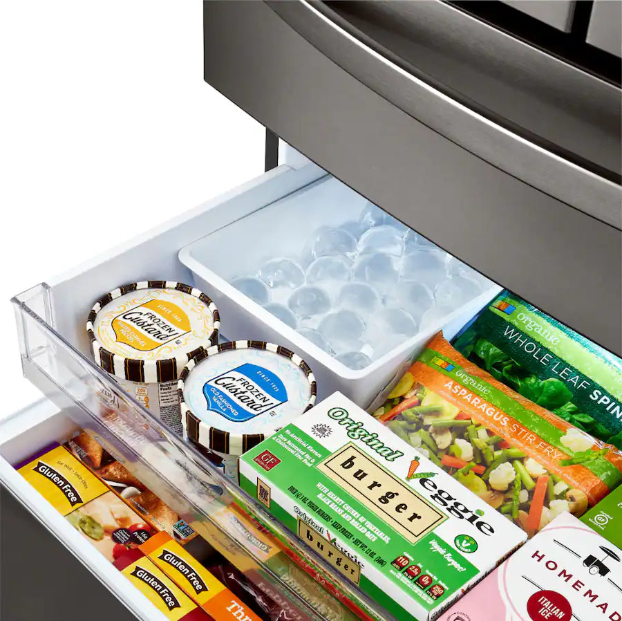 LG 23 cu. ft. Smart InstaView™ Door-in-Door® Counter-Depth Refrigerator with Craft Ice™ 3SD927 - LRMVC2306D - Open Box