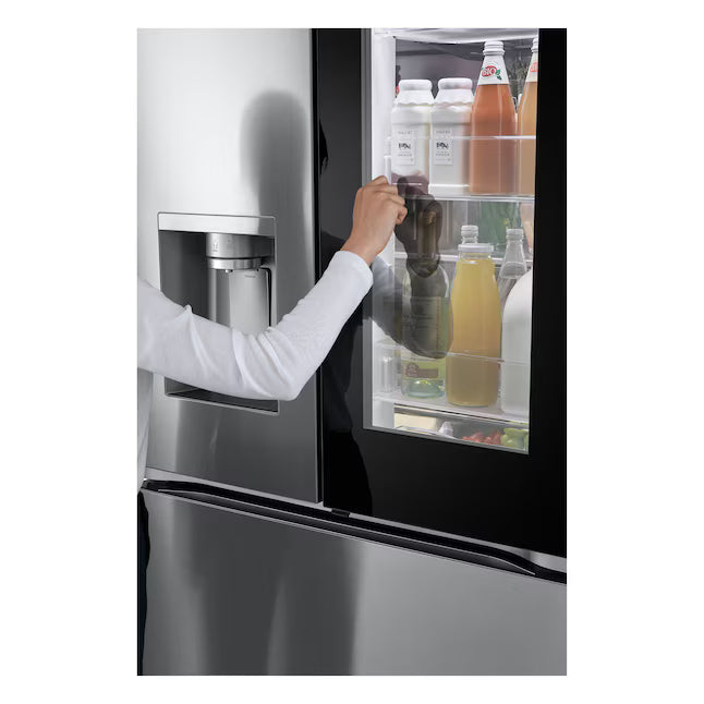 LG 31 cu. ft. Smart Standard-Depth MAX™ French Door Refrigerator with InstaView® Door-in-Door LF31S6360S - Scratch & Dent (Moderate)