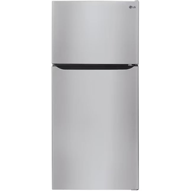 LG 33" Wide 24 cu ft Top Freezer Refrigerator with Internal Water Dispenser and LED Lighting LRTLS2403S - Scratch & Dent (Minor)