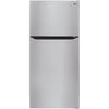 LG 33" Wide 24 cu ft Top Freezer Refrigerator with Internal Water Dispenser and LED Lighting 3SD735 - LRTLS2403S - Open Box