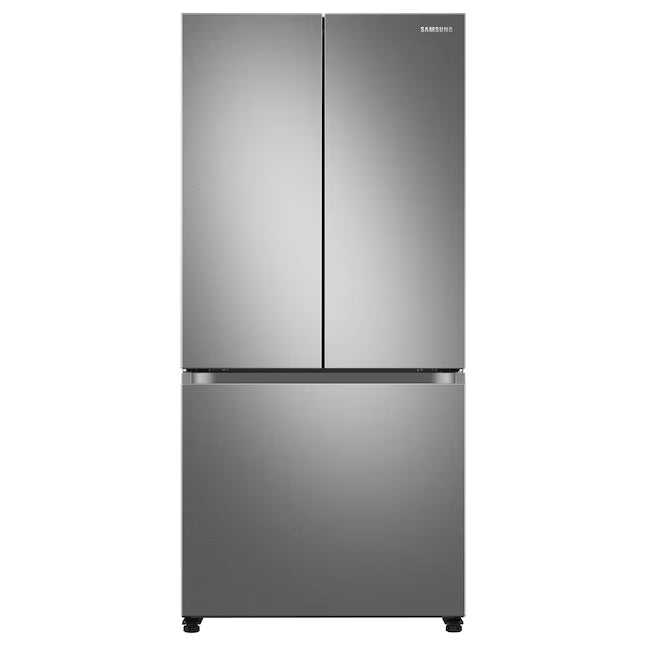 Samsung 18 cu. ft. 33" Wide 3-Door Smart Counter Depth Stainless Steel French Door Refrigerator 22132SD132 - RF18A5101SR - Scratch & Dent (Moderate)