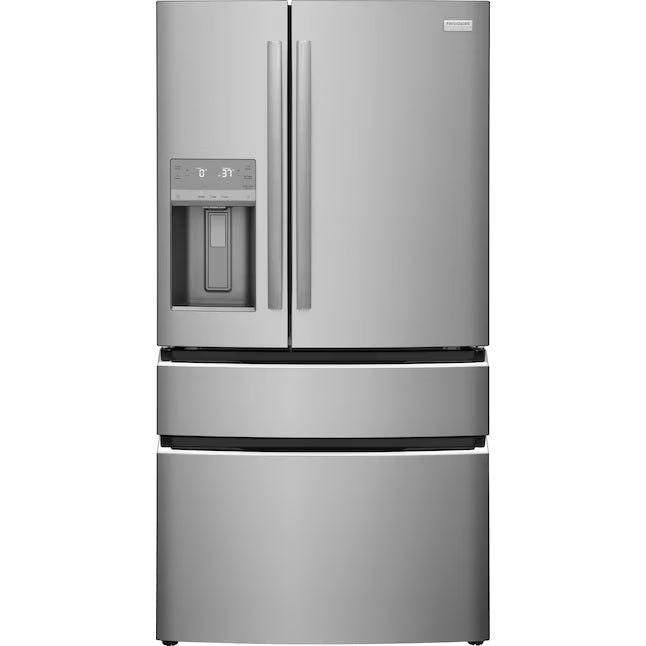 Frigidaire Gallery 22 Cu. Ft. 4-Door Counter-depth French Door Refrigerator with Ice Maker (Fingerprint Resistant Stainless Steel) ENERGY STAR GRMC2273CF - Scratch & Dent (Moderate)