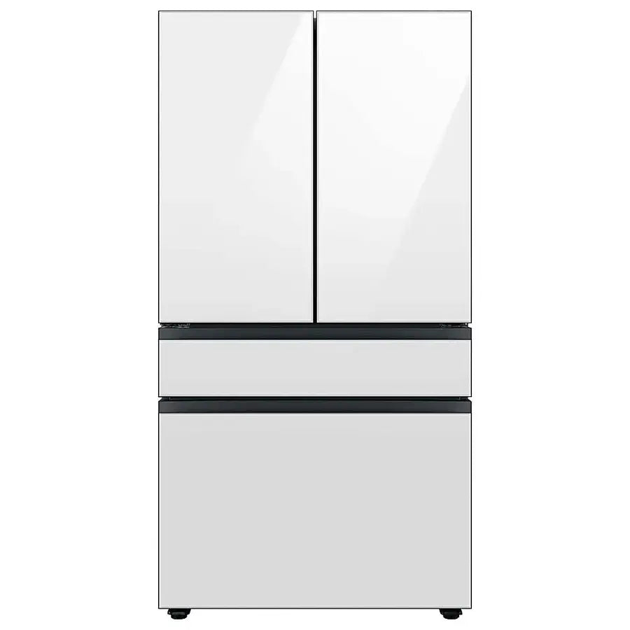 Pictures of Samsung Bespoke 4-Door French Door Refrigerator (29 cu. ft.) with Beverage Center™ in White Glass RF29BB860012AA - Scratch & Dent (Minor) - Neu Appliance Outlet - Discount Appliance Outlet in Austin, Tx