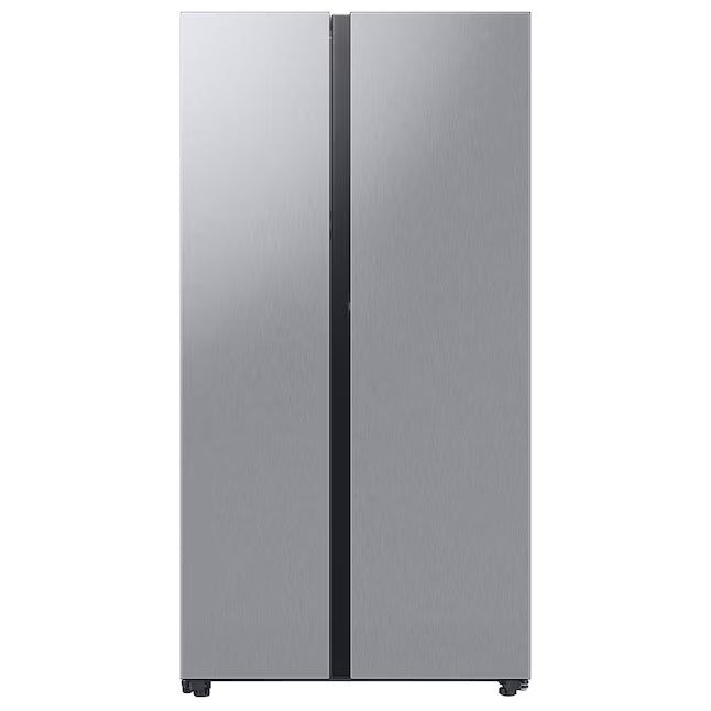 Samsung Stainless Steel Bespoke Side-by-Side 28 cu. ft. Refrigerator with Beverage Center™ and Auto Fill Water Pitcher RS28CB7600QL - Scratch & Dent (Moderate)