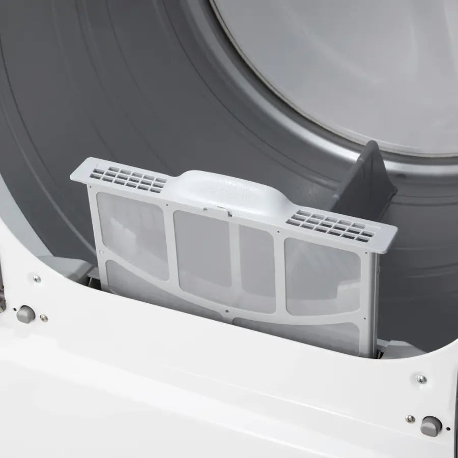 LG 5.5 cu. ft. Mega Capacity Top Load Washer with Impeller in Alpine White WT8400CW - New in Box and LG Energy Star Certified 7.3 cu. ft. Ultra Large Capacity Rear Control Electric Dryer with LG EasyLoad™ Door and AI Sensing DLE8400WE - New in Box