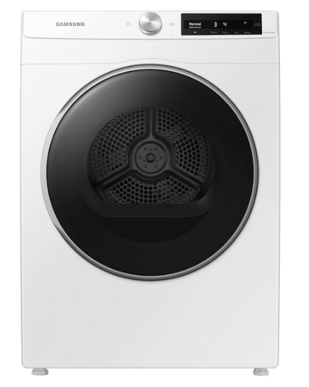 Pictures of Samsung White 2.2 cu. ft. Compact Front Load Washer with Super Speed WW2K6800AW - Scratch and Dent (Minor) and Samsung White Electric 4.0 Cu. Ft. Dryer with AI Smart Dial DV25B6900EW - New in Box - Neu Appliance Outlet - Discount Appliance Outlet in Austin, Tx