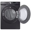 Samsung Frontload Brushed Black7.5 Cu. Ft.  Electric Dryer with Sensor Dry 5SD260 - DVE45T6000V Scratch & Dent (Minor)