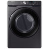 Samsung Frontload Brushed Black7.5 Cu. Ft.  Electric Dryer with Sensor Dry 5SD260 - DVE45T6000V Scratch & Dent (Minor)