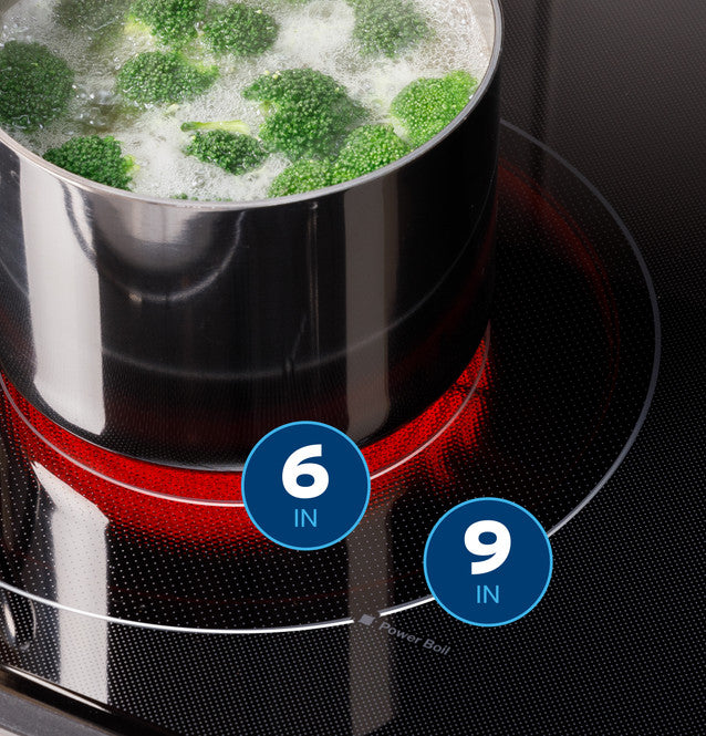 Pictures of GE® Stainless Steel ENERGY STAR® 30" Free-Standing Electric Range with 4 Burner Radiant Cooktop GRF400SVSS - New In Box - Neu Appliance Outlet - Discount Appliance Outlet in Austin, Tx