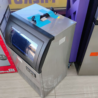 Pictures of Velivi Commercial Ice Maker 250 lb./24 H Freestanding Ice Maker Machine with 77 lb. Storage in Stainless Steel S159 - WQ65FT - Scratch & Dent (Minor) - Neu Appliance Outlet - Discount Appliance Outlet in Austin, Tx