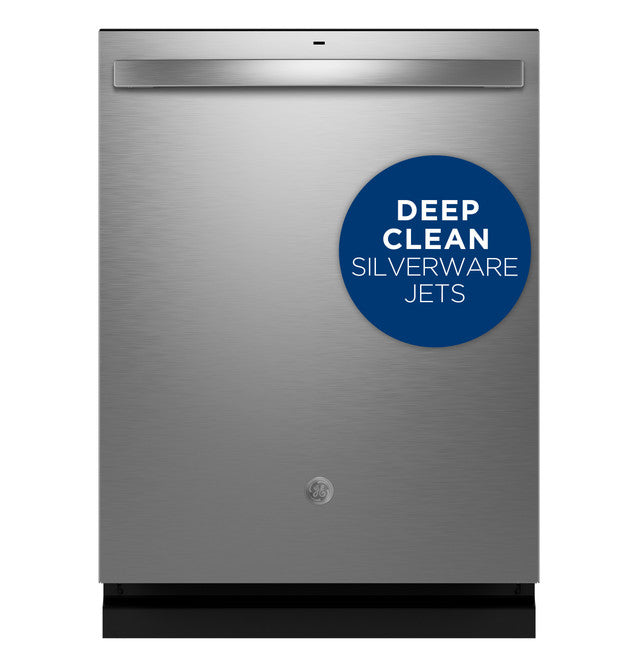 GE® Fingerprint Resistant Stainless Steel ENERGY STAR® Top Control with Stainless Steel Interior Dishwasher with Sanitize Cycle GE9849 - GDT670SYVFS - New in Box