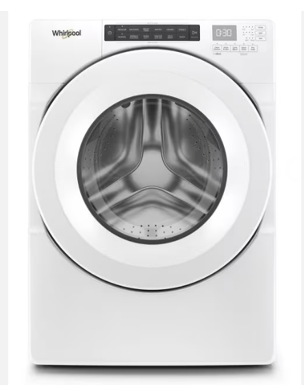 Whirlpool Closet Depth Front Load 4.3 Cu. Ft. Washer with Intuitive Controls WFW560CHW - Certified Refurbished and Whirlpool 7.4 cu. ft. ENERGY STAR Front Load Electric Dryer with Long Vent 16283 - WED560LHW - Certified Refurbished