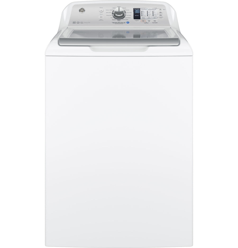 GE® 4.6 cu. ft. Capacity Washer with Stainless Steel Basket GTW680BSJWS - Certified Refurbished