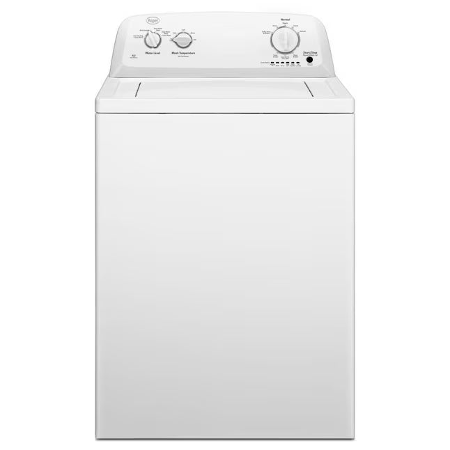 Roper White 3.5 Cu. Ft. Top Load High Efficiency Washer with Agitator RTW4516FW - Certified Refurbished