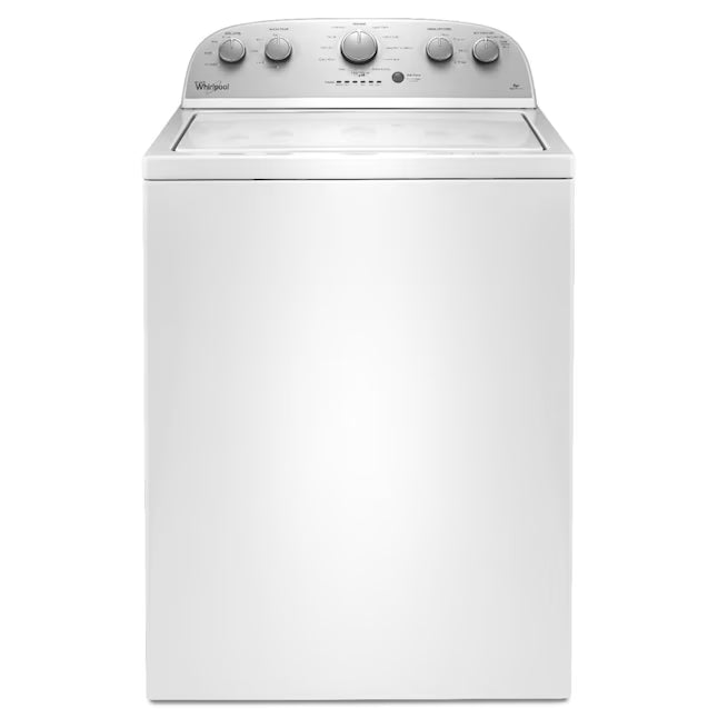 Whirlpool Top Load 3.5 Cu. Ft. Washer with Deep Water Wash Option WTW4816FW - Open Box and Whirlpool Vented 7.0 Cu. Ft. Electric Dryer 16261 - WED4815EW - Scratch & Dent (Moderate)