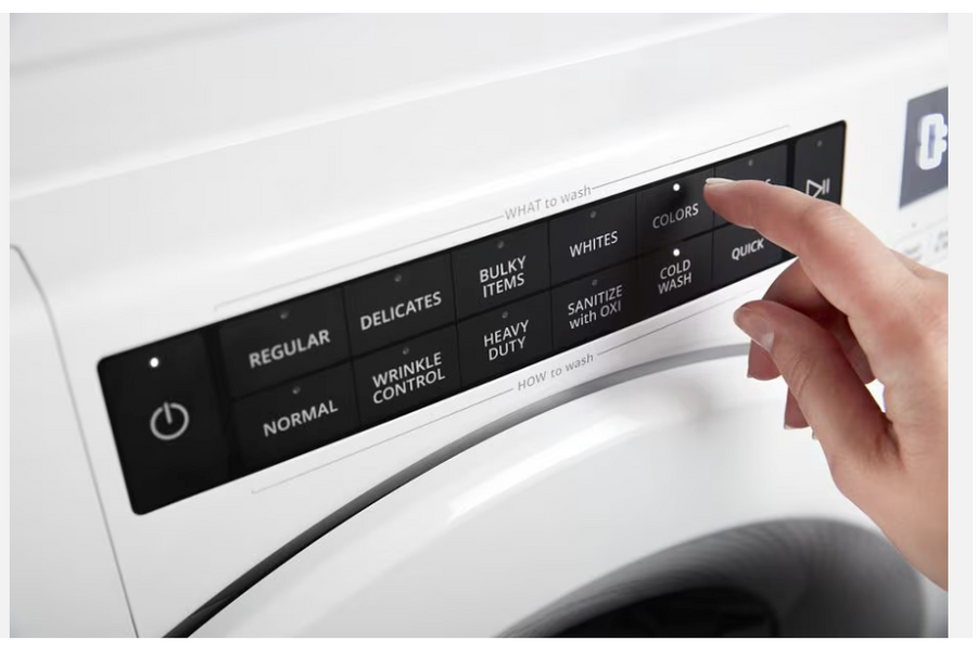 Whirlpool Closet Depth Front Load 4.3 Cu. Ft. Washer with Intuitive Controls WFW560CHW - Certified Refurbished and Whirlpool 7.4 cu. ft. ENERGY STAR Front Load Electric Dryer with Long Vent 16283 - WED560LHW - Certified Refurbished