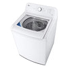 LG 4.3 cu. ft. Capacity Top Load Washer with TurboDrum™ Technology and Impeller WT6100CW - New in Box and LG 7.3 Cu. Ft.  Electric Rear Control Ultra Large Capacity Dryer in White with Sensor Dry DLE6100W - Open Box