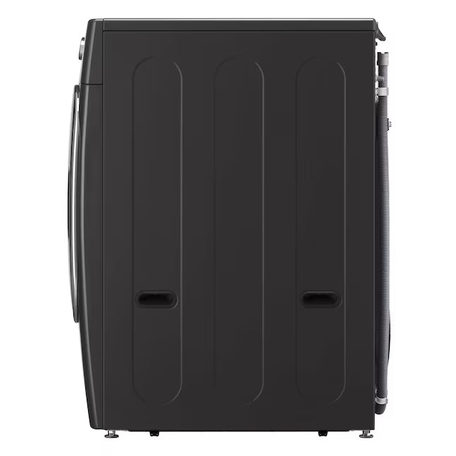 LG Mega Capacity Front Load 5.2 Cu. Ft. Washer with ThinQ Technology WM8900HBA - Scratch & Dent (Minor) and LG Black Steel 9.0 cu. ft. Mega Capacity Smart Wi-fi Enabled Front Load Gas Dryer DLGX8901B - Scratch & Dent (Minor)