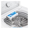 LG 4.3 cu. ft. Capacity Top Load Washer with TurboDrum™ Technology and Impeller WT6100CW - New in Box and LG 7.3 Cu. Ft.  Electric Rear Control Ultra Large Capacity Dryer in White with Sensor Dry DLE6100W - Open Box