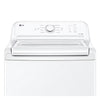 LG 4.3 cu. ft. Capacity Top Load Washer with TurboDrum™ Technology and Impeller WT6100CW - New in Box and LG 7.3 Cu. Ft.  Electric Rear Control Ultra Large Capacity Dryer in White with Sensor Dry DLE6100W - Open Box