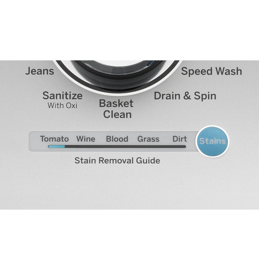 GE® 4.6 cu. ft. Capacity Washer with Stainless Steel Basket GTW680BSJWS - Certified Refurbished