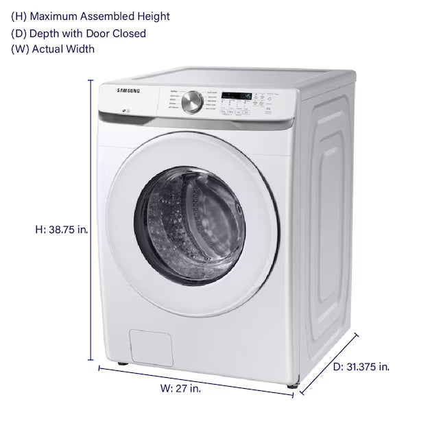 Samsung 4.5 cu. ft. ENERGY STAR  Front Load Washer with Vibration Reduction WF45T6000AW - Open Box