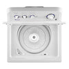 Amana 3.8 Cu. Ft. Top Load Washer with High Efficiency Agitator NTW4519JW - Scratch & Dent (Minor) and Amana 6.5 Cu. Ft. Electric Dryer with Wrinkle Prevent Option 16053 - NED4655EW - Open Box