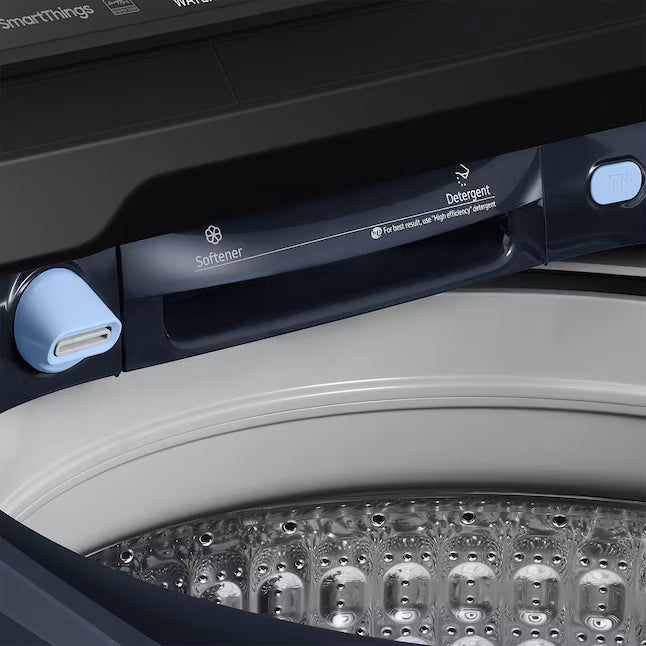 Samsung 5.4 cu. ft. Smart Top Load Washer with Pet Care Solution and Super Speed Wash WA54CG7150AD - Scratch & Dent (Minor) and  7.4 cu. ft. Smart Vented Electric Dryer with Pet Care Dry and Steam Sanitize+ 16262 - DVE54CG7150D - Open Box
