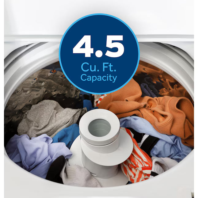 GE® 4.5 cu. ft. Capacity Washer with Stainless Steel Basket, Cold Plus and Wash Boost GE9902 - GTW485ASWWB - New in Box