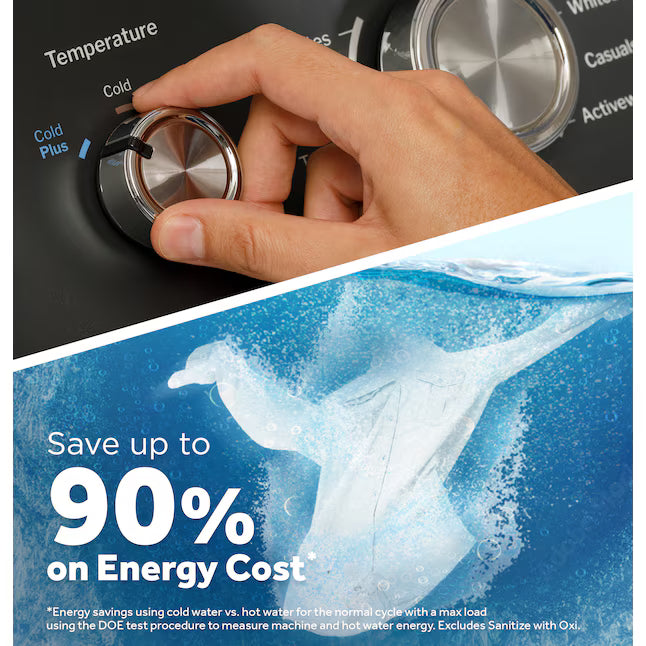 GE® 4.5 cu. ft. Capacity Washer with Stainless Steel Basket, Cold Plus and Wash Boost GE9902 - GTW485ASWWB - New in Box