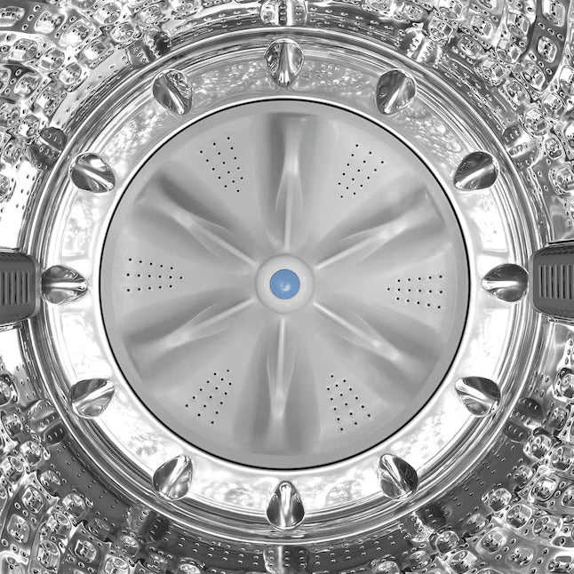 Samsung 5.4 cu. ft. Smart Top Load Washer with Pet Care Solution and Super Speed Wash WA54CG7150AD - Scratch & Dent (Minor) and  7.4 cu. ft. Smart Vented Electric Dryer with Pet Care Dry and Steam Sanitize+ 16262 - DVE54CG7150D - Open Box