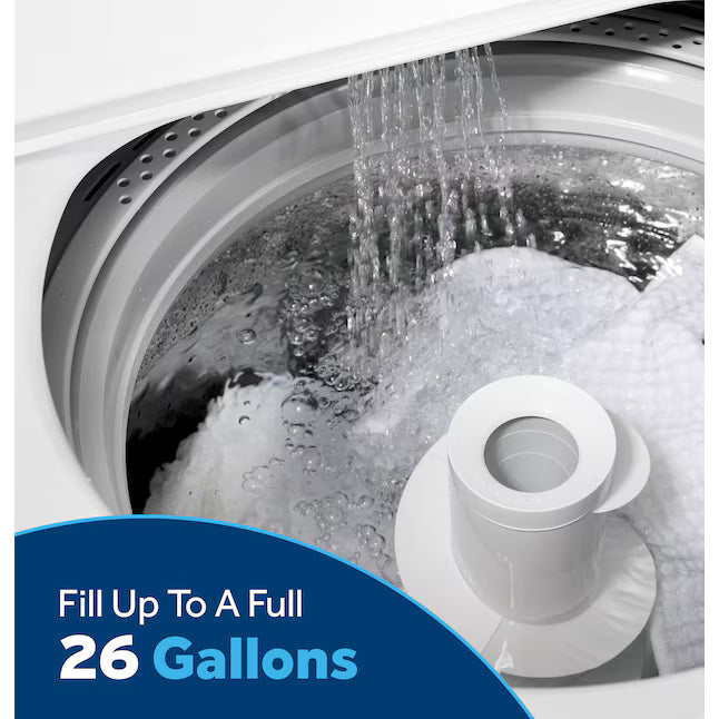 GE® 4.5 cu. ft. Capacity Washer with Stainless Steel Basket, Cold Plus and Wash Boost GE9902 - GTW485ASWWB - New in Box