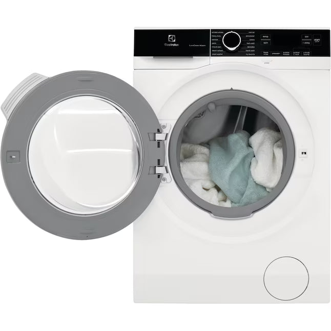 Electrolux 24" Wide Compact Front Load 2.4 cu ft Washer with LuxCare Wash System and Steam Refresh Cycle 3SD538 - ELFW4222AW - Scratch & Dent (Minor)