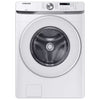 Pictures of Samsung 4.5 cu. ft. ENERGY STAR Front Load Washer with Vibration Reduction WF45T6000AW - Scratch & Dent (Minor) and Samsung 7.5 cu. ft. Front Load Electric Dryer with Smart Care in White 16142 - DVE45T6000W - Open Box - Neu Appliance Outlet - Discount Appliance Outlet in Austin, Tx